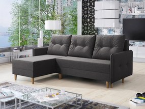 Γωνιακός καναπές Fern-Gkri Skouro