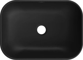 Mexen Rita νιπτήρας πάγκου 45 x 32 cm, μαύρος ματ - 21084585