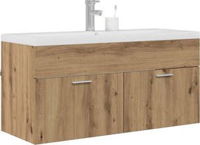vidaXL Ντουλάπι Μπάνιου Artisan Oak 100 x 38,5 x 46 cm