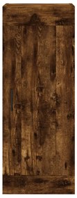 vidaXL Ντουλάπι Καπνιστή δρυς 34,5x34x180 εκ. από Επεξεργασμένο Ξύλο