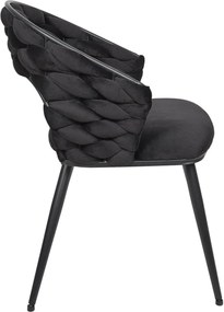 ΚΑΡΈΚΛΕΣ &amp; ΠΟΛΥΘΡΌΝΕΣ SAWYER CHAIR BLACK A1 HD0359