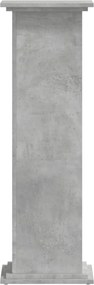 vidaXL Βάσεις Φυτών Γκρι Σκυρ. 33x33x100 εκ. Επεξεργασμένο Ξύλο