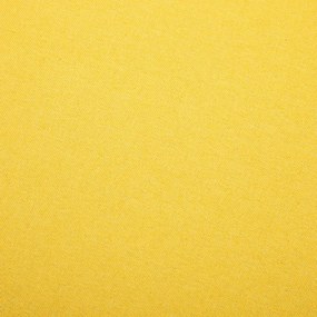 vidaXL Πολυθρόνα Χωρίς Μπράτσα Κίτρινη Υφασμάτινη