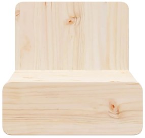 vidaXL Κομοδίνο με συρτάρι Καφέ 44 x 32.5 x 40 εκ. Μασίφ ξύλο πεύκου