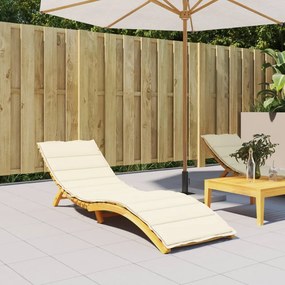vidaXL Μαξιλάρια ξαπλώστρας Ύφασμα Oxford (100% πολυεστέρας) Κρεμ