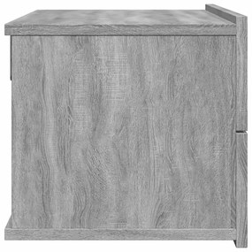 vidaXL Κομοδίνο Γκρι Sonoma 40x30x30 εκ. από Επεξεργασμένο Ξύλο