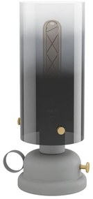 Φωτιστικό Επιτραπέζιο Eglo 43929 GARGRAVE Μπρούτζινο (φυσικό) (Brass natural)|Γκρι (Grey)