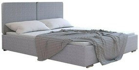 Κρεβάτι Florence 103, Διπλό, Γκρι, 160x200, Ταπισερί, Τάβλες για Κρεβάτι, 173x214x97cm, 90 kg | Epipla1.gr