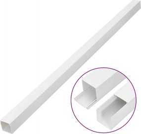 vidaXL Κανάλι Καλωδίων 60 x 40 χιλ. 10 μ. από PVC