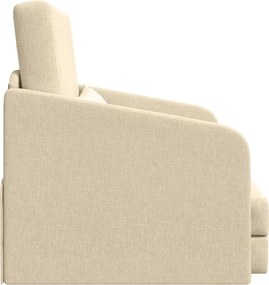 vidaXL Κρεβάτι καναπές Κρεμ 65 x 80 x 83 εκ. ύφασμα