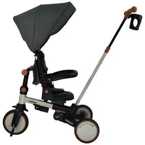 Ποδηλατάκι τρίκυκλο 7 σε 1 Urban Grey Bebe Stars