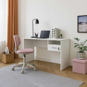 Γραφείο εργασίας Concept Megapap χρώμα λευκό 120x60x75εκ.