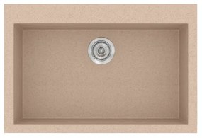 Sanitec Classic 338 Granite Sand Ένθετος Νεροχύτης 70cm