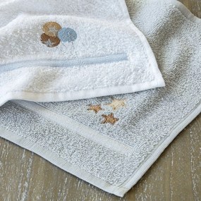 Πετσέτες Βρεφικές Balloons (Σετ 2τμχ) Mint-Beige Nima Towels Set 30x30cm 100% Cotton