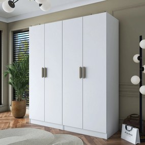 Ντουλάπα Λευκό BRATRIN 180x57.5x210