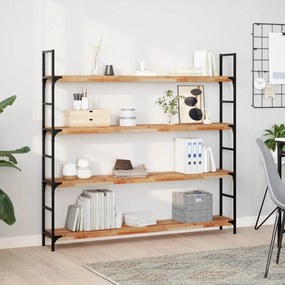 vidaXL Ράφι Κρεμαστό 140x20x4 εκ. Φινίρισμα Λαδιού Μασίφ Ακακία