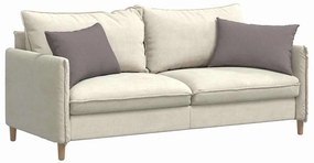 vidaXL Μαξιλάρι Καναπέ 2 pcs Taupe 60 x 40 cm ύφασμα