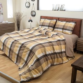 Art 250 Σέτ σεντόνια Υ/Δ &amp; 2 Μαξιλαροθήκες Φανέλλα BEAUTY HOME FL