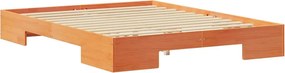 vidaXL Σκελετός Κρεβατιού Καφέ 160 x 200 cm