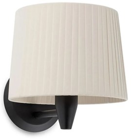 Φωτιστικό Τοίχου - Απλίκα Samba 64307-35 E27 max 15W Black - Beige Faro Barcelona