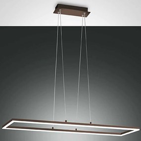 Φωτιστικό Οροφής Bard 3394-45-361 92x32x200cm Dim Led 5180lm 52W Corten Fabas Luce