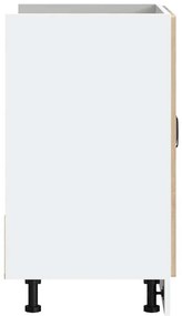vidaXL Ντουλάπι βάσης νεροχύτη Kalmar Sonoma Δρυς 80x46x81,5 εκ.
