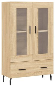 vidaXL Ντουλάπα Sonoma Δρυς 69,5 x 31 x 115 εκ. από Επεξεργασμένο Ξύλο