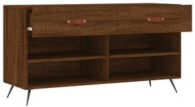 vidaXL Παπουτσοθήκη Καφέ Δρυς 102 x 35 x 55 εκ. από Επεξεργασμένο Ξύλο