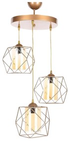 Ceiling light 3-light gold 40x40x85 cm 40x40x85 εκ.