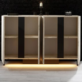 Κονσόλα Τραβερτίνη LEEGE 127x32x80