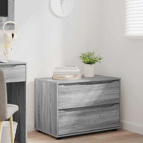 vidaXL Ντουλάπι αποθήκευσης Γκρίζο Σονομα 80 x 48 x 57 εκ