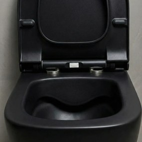 Tema Fresh 5610 Black Matt Rimless - Κρεμαστή Λεκάνη