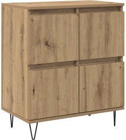 vidaXL Παραδοσιακά Πλευρικά Έπιπλα 3 pcs Artisan Oak