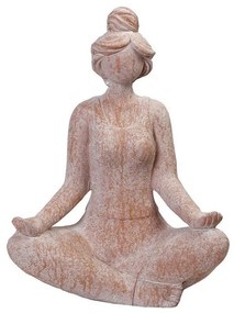 Γυναικεία Φιγούρα Yoga Ανοιxτά Χέρια KUN312 38x22,5x50cm Somon Espiel Magnesium