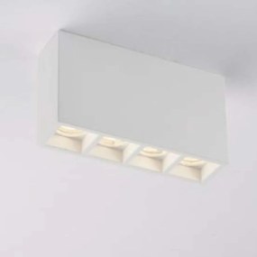 Φωτιστικό Οροφής - Πλαφονιέρα Hapis I-HAPIS-RT4 4xGU10 21x5,5x11cm White Intec Plaster