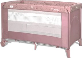 BABY COT CARINA 2 LAYERS PINK STARS