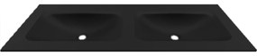 KARAG ANIM Νιπτήρας επίπλου διπλός ANIM 120 Black BDVIV122BK46 KARAG 120,5x46,5x12cm KARAG-8031873763732