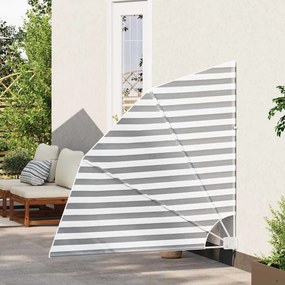 vidaXL Αδιάφανο σκίαστρο μπαλκονιού 160 x 160 cm Πολυεστέρας