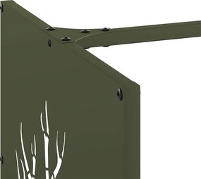 vidaXL Ράφι Καυσόξυλων 40x40x40 εκ. Χάλυβας ψυχρής έλασης