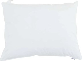 vidaXL Μαξιλάρι με μαξιλάρι Λευκό 50 x 75 cm Βαμβάκι