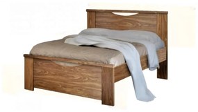 SARFURNITURE Κρεβάτι παιδικό Χαμόγελο καρυδί (Διαστάσεις στρώματος: 90x190) SAR-111513