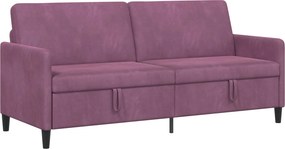vidaXL Καναπές με Αποθήκευση Μοβ 192 x 78 x 87 εκ. Πολυεστέρας