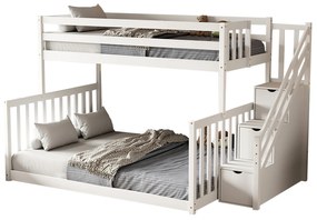 ΠΑΙΔΙΚH ΚΟΥΚΕΤΑ τ.MONTESSORI BEAMER HM711.03 ΞΥΛΟ ΠΕΥΚΟΥ ΣΕ ΛΕΥΚΟ-ΣΤΡΩΜΑΤΑ 90-140x190εκ