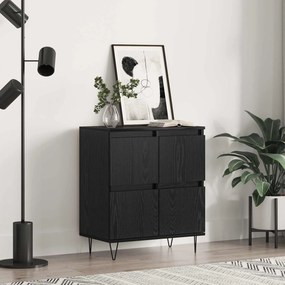 vidaXL Πλαϊνό γραφείο Μαύρη Οξυά 60 x 35 x 70 cm