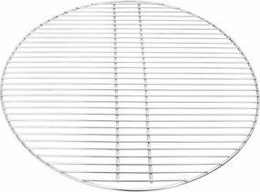 vidaXL Σχάρα μπάρμπεκιου Ασημί 60 x 60 cm Ανοξείδωτο ατσάλι