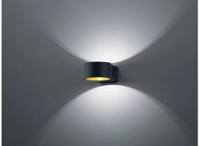 Απλίκα Φωτιστικό Τοίχου LED 4,3W Up Down Lacapo Trio Lighting-223410132-Μαύρο 223410132