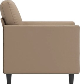 vidaXL Πολυθρόνα Καπουτσίνο 60 εκ. Συνθετικό δέρμα
