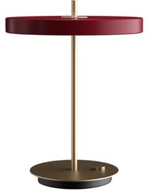 Επιτραπέζιο Φωτιστικό LED 13W Dimmer Θύρα USB 41,5cm Asteria Table Lamp Umage-2309-Κόκκινο 2309