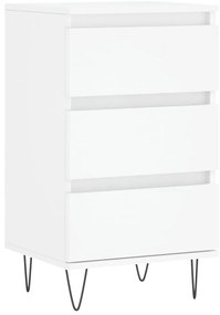vidaXL Συρταριέρα Λευκή 40 x 35 x 70 εκ. από Επεξεργασμένο Ξύλο