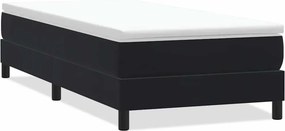 vidaXL Κρεβάτι Boxspring χωρίς Στρώμα Μαύρο 80x220 εκ. Βελούδινο